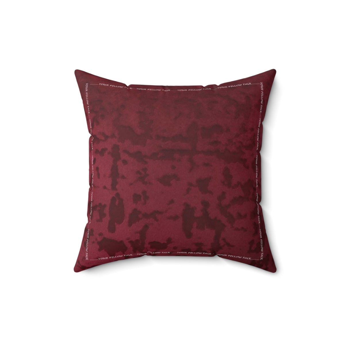 Red Patterned Pillow